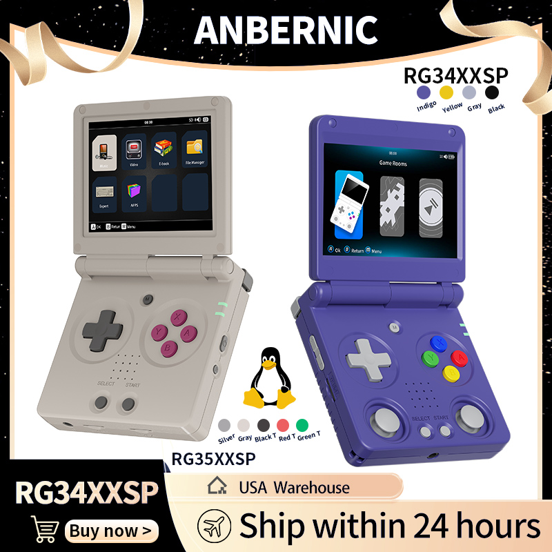Gaming Console All In One - Anbernic RG34XXSP RG35XXSP Consola de juegos
