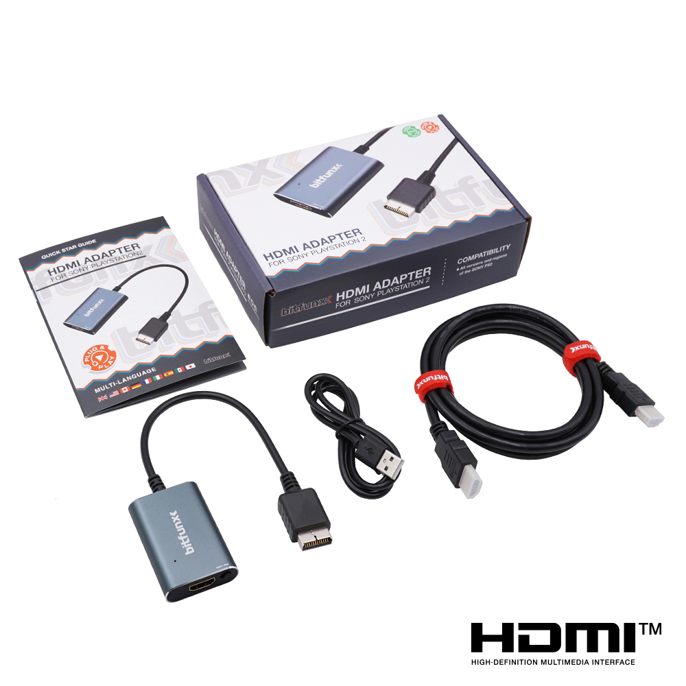 Gaming Console All In One - Bitfunx RGB/Componente a HDMI ™ Adaptador