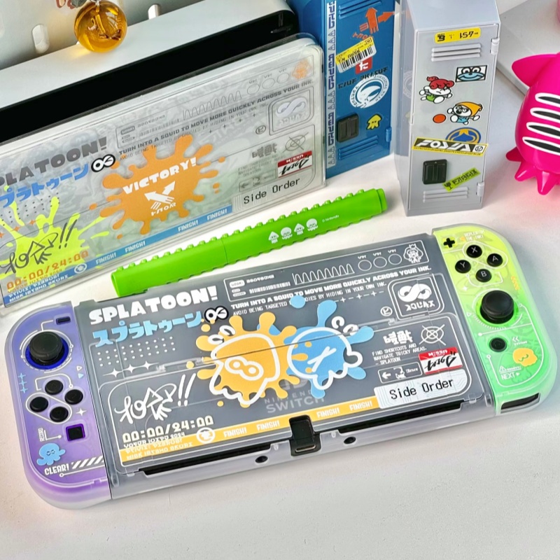 Gaming Console In Tv - Funda protectora fina Splatoon 3 Switch