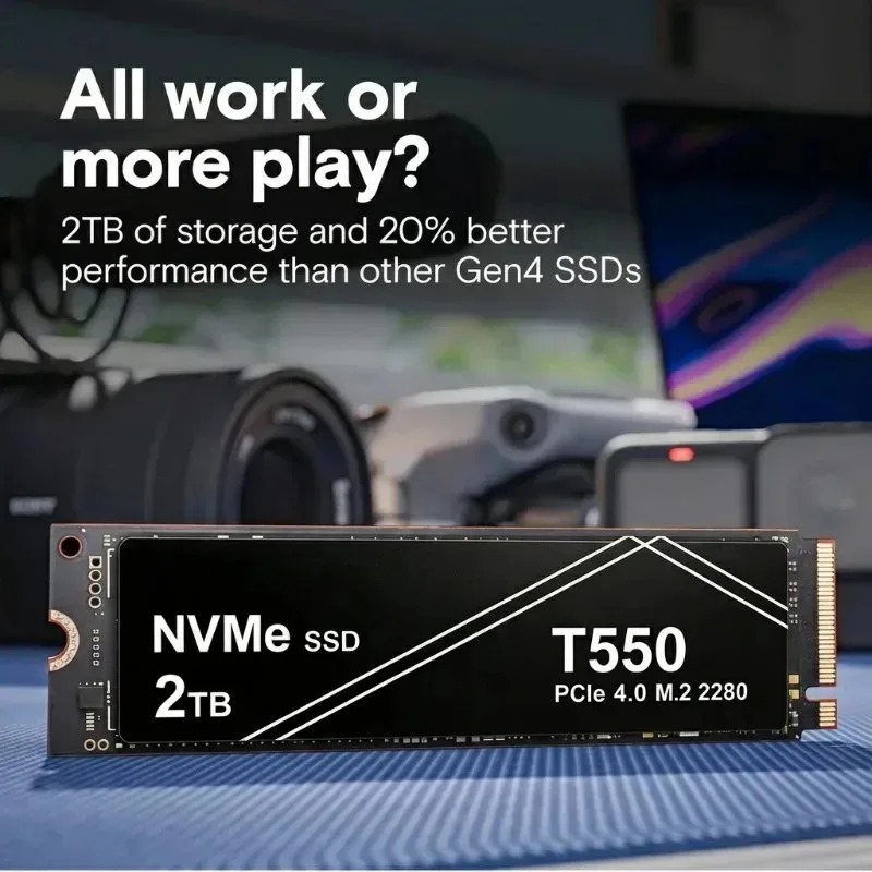 SSD interno T550 PCIe NVMe Gen - Gaming Console Driving reseña y precio
