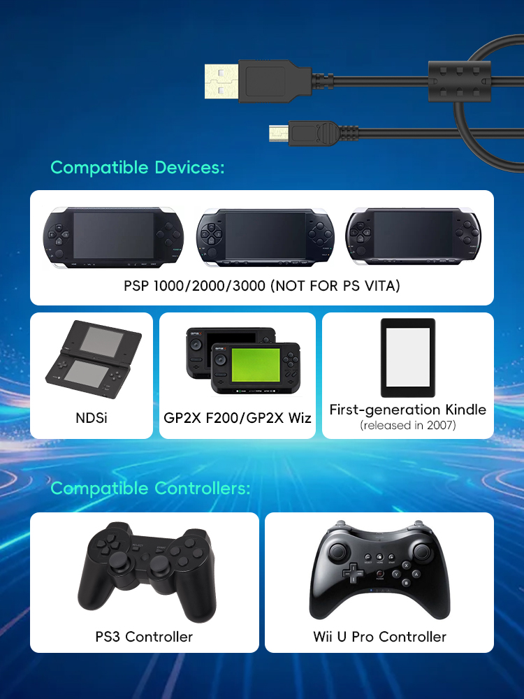 Cable Data Frog USB A a Mini B - Gaming Console Ps3 reseña y precio