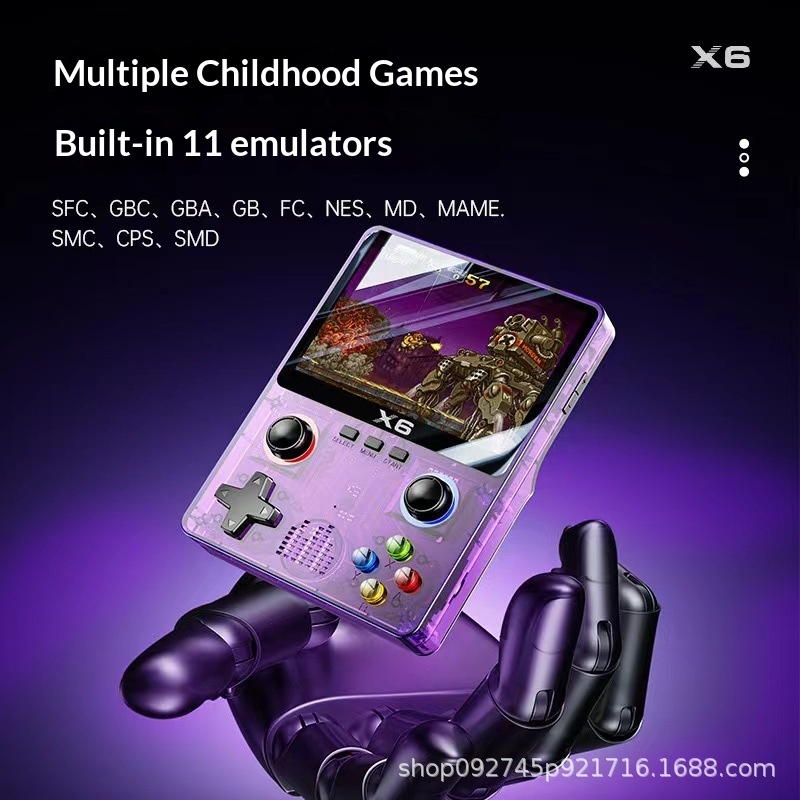 Consolas de juegos portátiles  - Gaming Console X6 X6 64 Gb reseña y precio