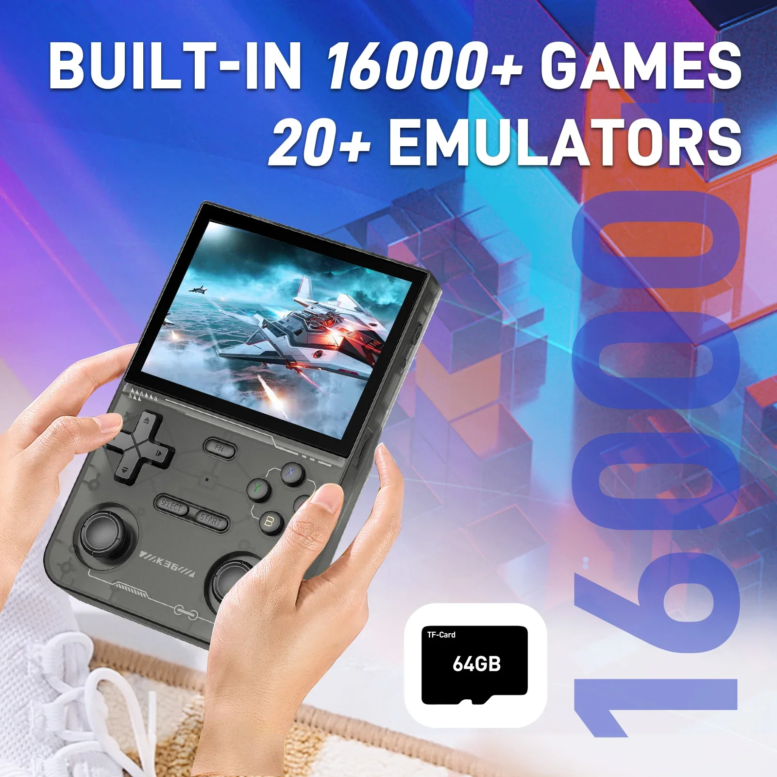 Consola de juegos portátil GAM - Gaming Console K36 reseña y precio