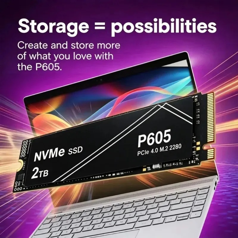 SSD NVMe PCIe Gen P605 de Alta - Gaming Console Driving reseña y precio