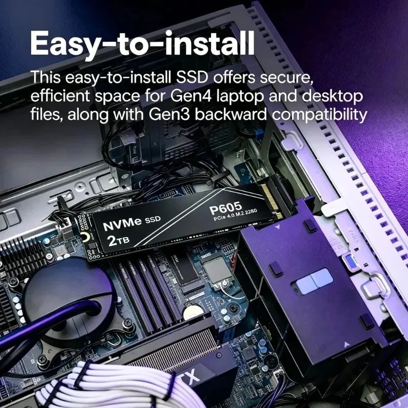 SSD NVMe PCIe Gen P605 de Alta - Gaming Console Driving reseña y precio