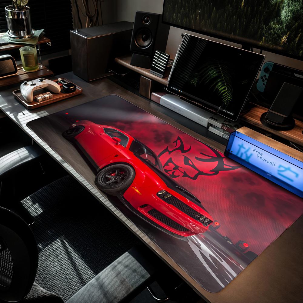 D-DodgeS-alfombrilla de ratón  - Gaming Console In Car reseña y precio