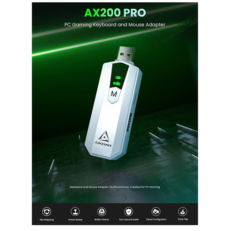 AIMZENIX AX200PRO Adaptador Co - Gaming Console All In One reseña y precio